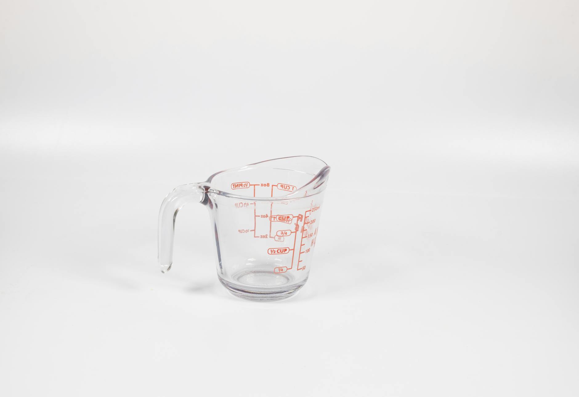 Glass Cup with Measure Scale