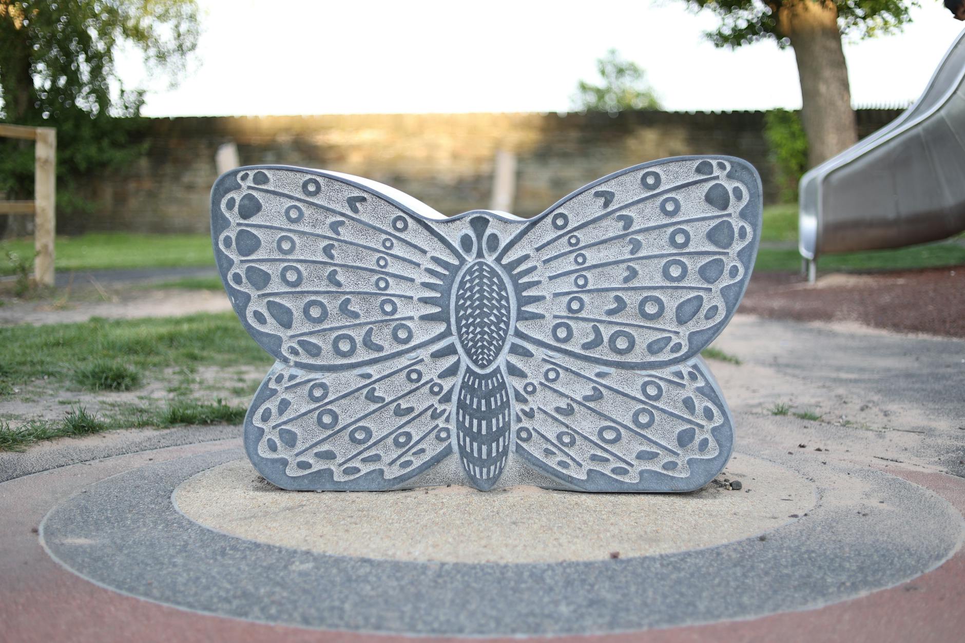 A Statue of a Butterfly