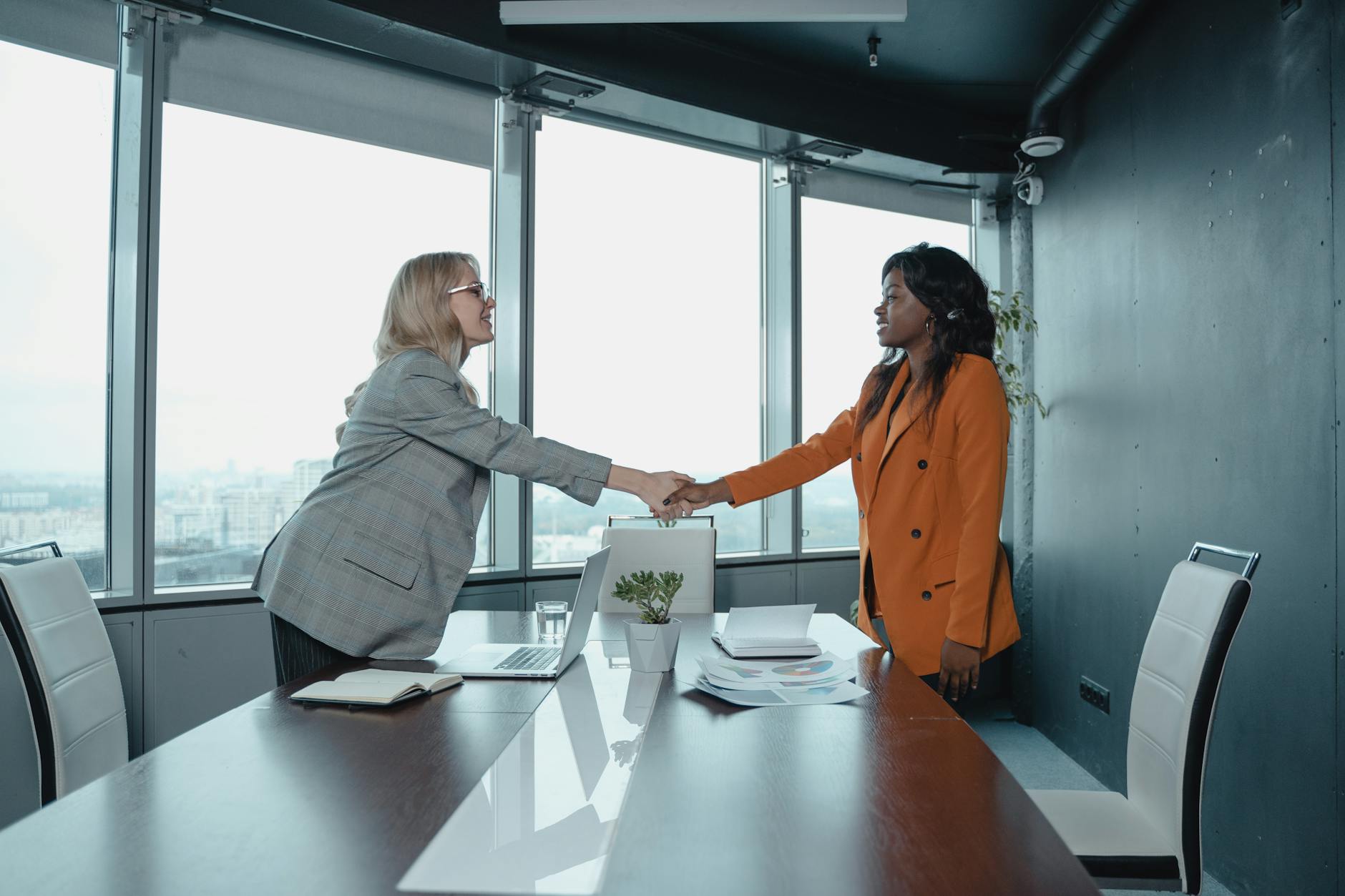 Women Shaking Hands